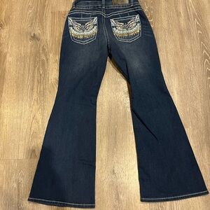 Women's Blue Flared Jeans
